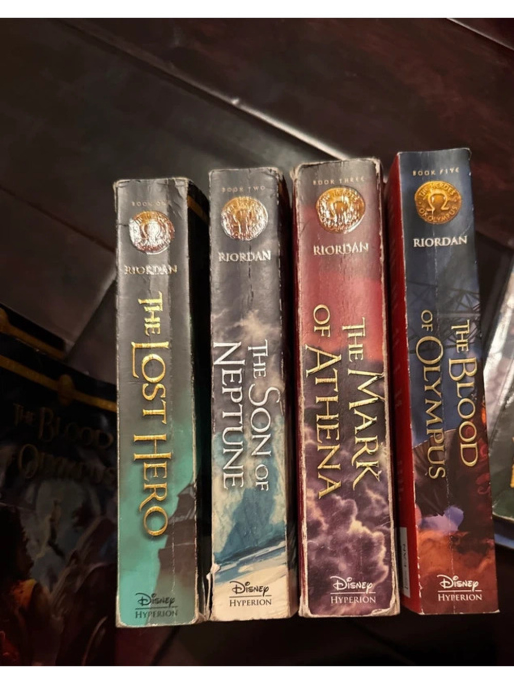 Set of 4 The Heroes of Olympus Books